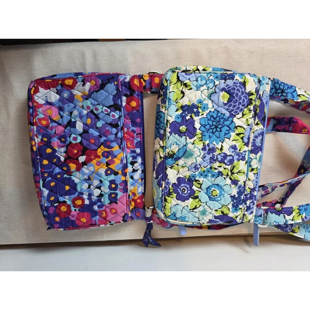 Vera Bradley Floral Crossbody Bag Purse 7